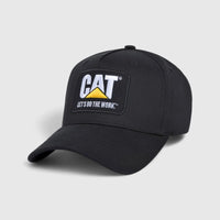 Cat Do The Work Logo Hat 4090219-10121 Pitch Black