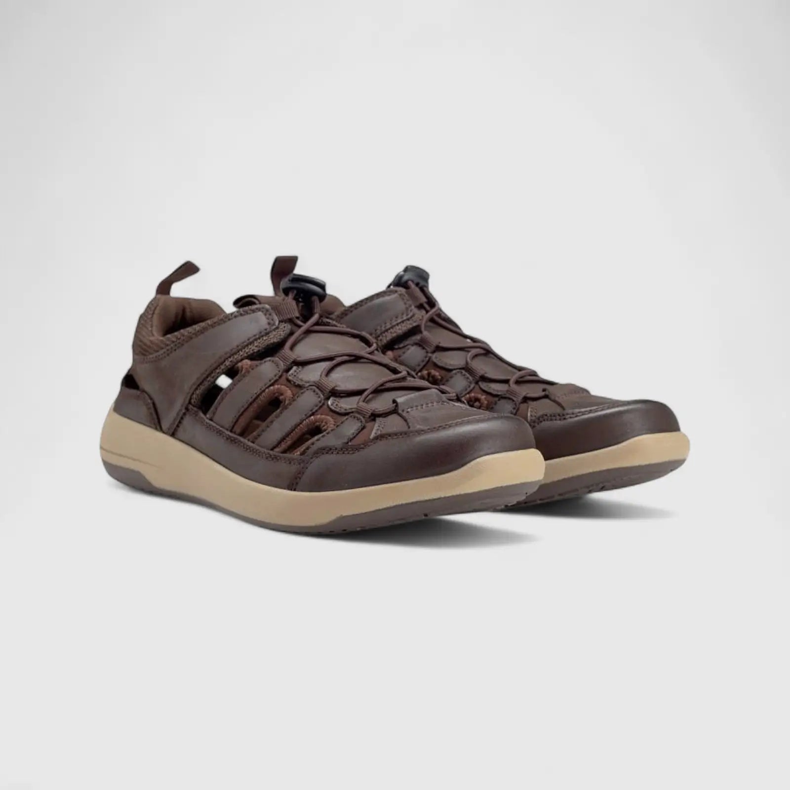 HP Men's Comfort Sandal Percy HPM00980 Coffee Nubuck HP269