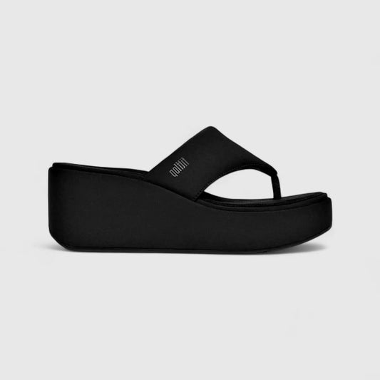 Fit Flop Ladies Comfort Platform Sandal JF8-090 Black FP95