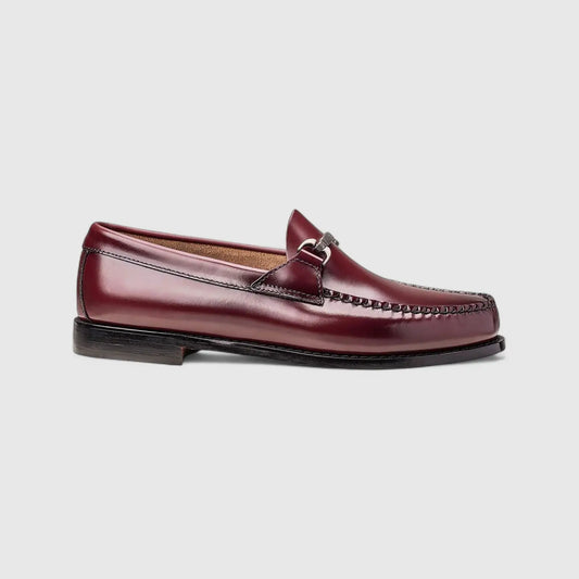Bass Men's Loafer Weejun Ornament BA91045E Wine BF10