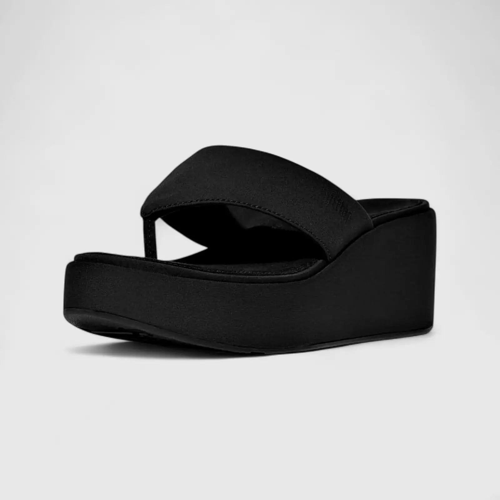 Fit Flop Ladies Comfort Platform Sandal JF8-090 Black FP95