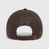 Cat Faux Leather Hat 4090204-13191 Brown