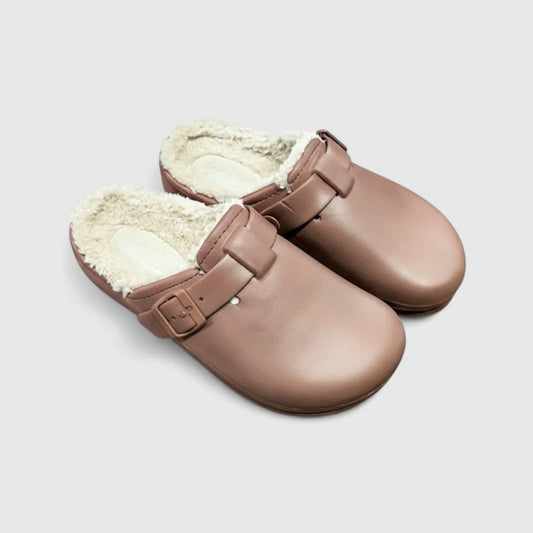 Hush Puppies Soft Style Desi Fur Slippers SSL01280 Brown