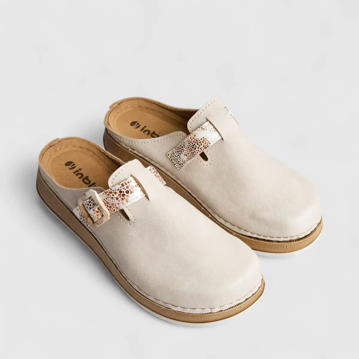 Inblu Ladies Comfort Clog  GS000054 Ice AL48