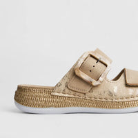 Inblu Ladies Comfort Push In Sandal MK000013 Sand AL50