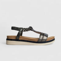 Inblu Ladies Comfort Sandal MF000011 Black AL38