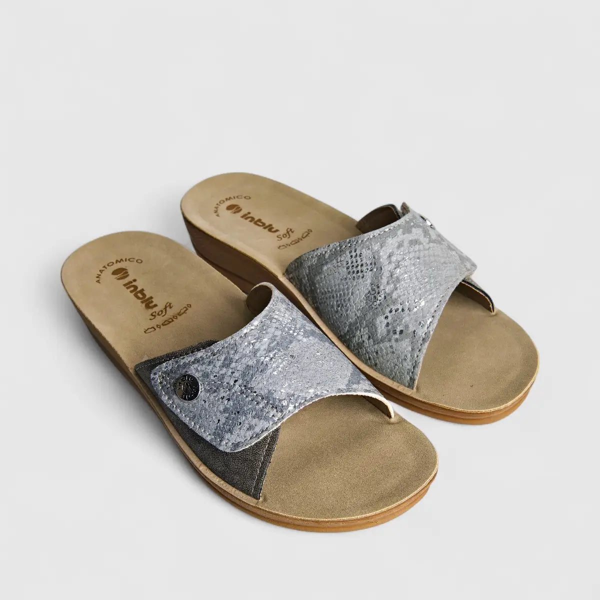 Inblu Ladies Comfort Slide VR000066 Silver AL31