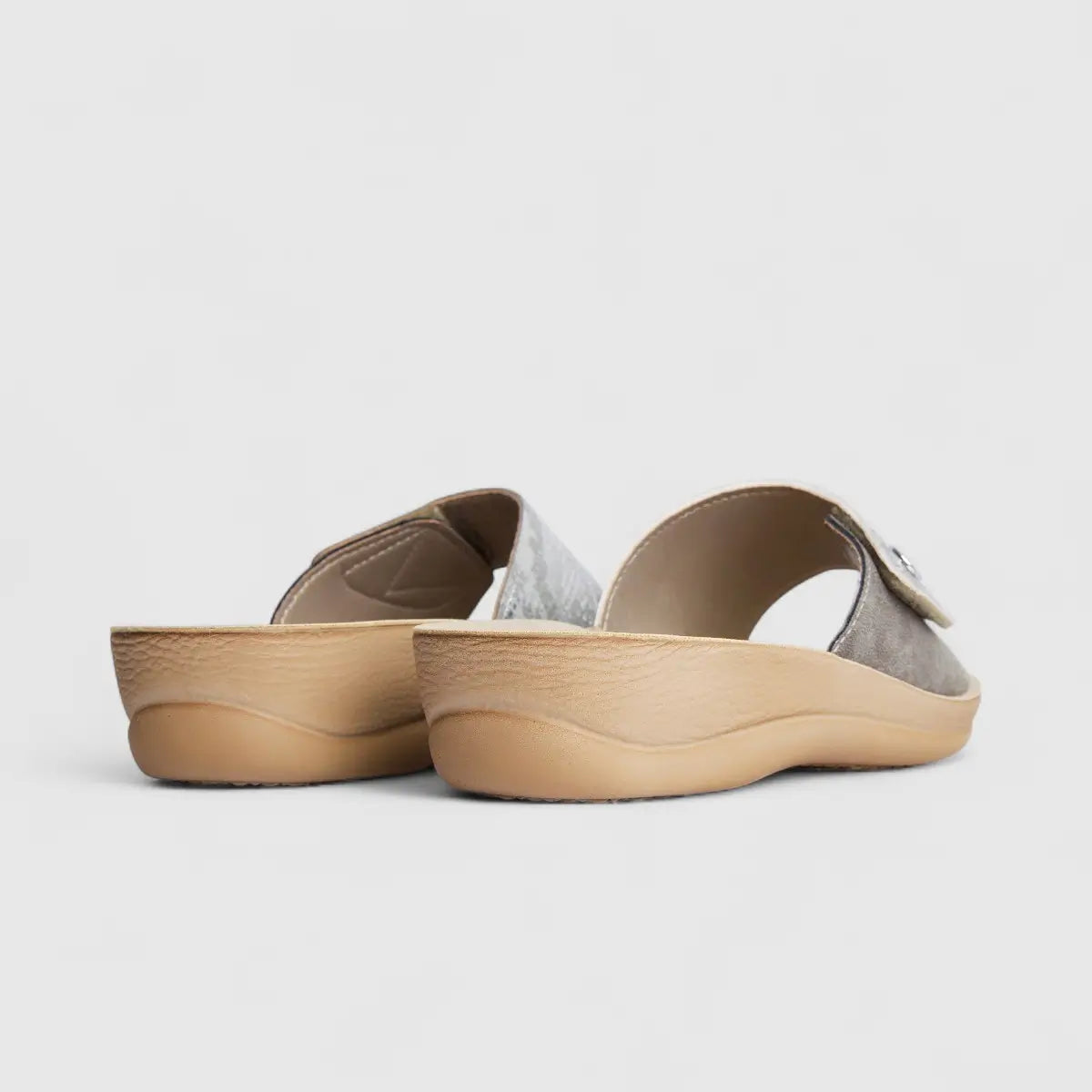 Inblu Ladies Comfort Slide VR000066 Silver AL31