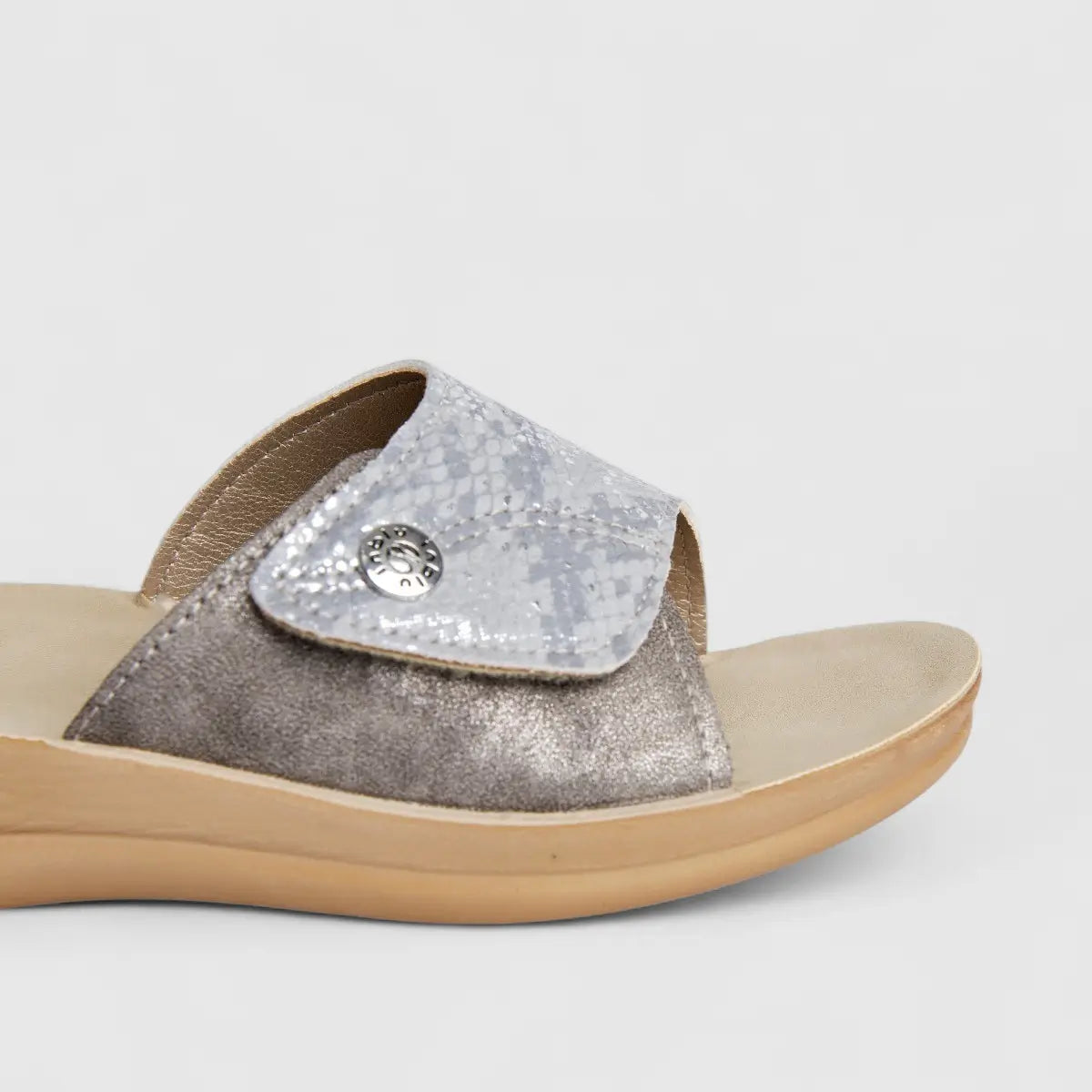 Inblu Ladies Comfort Slide VR000066 Silver AL31