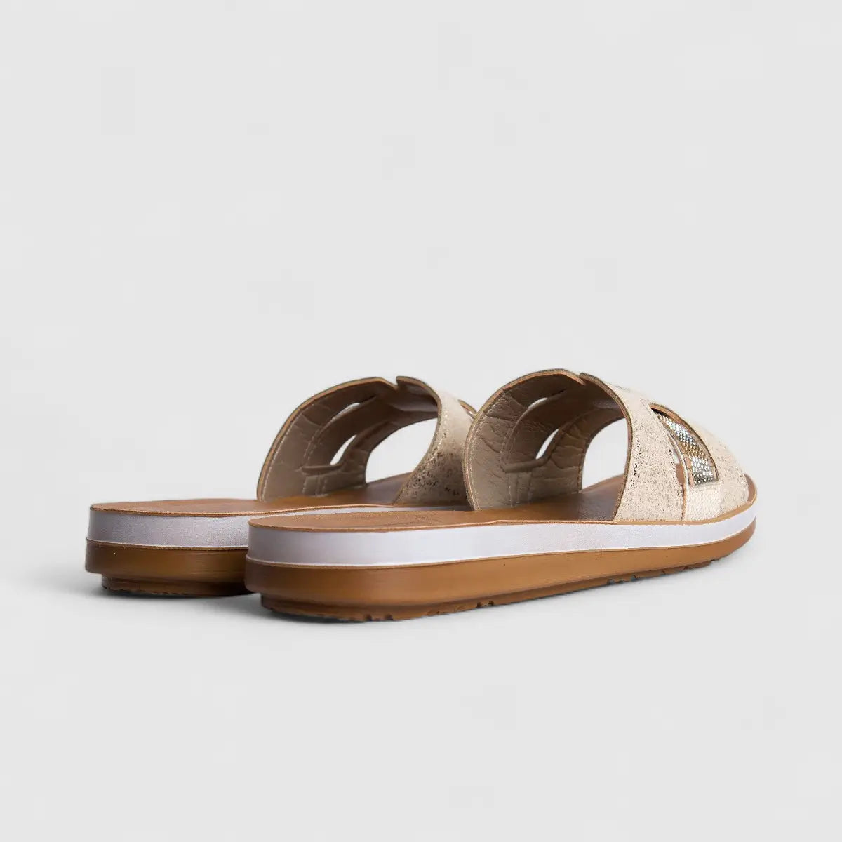 Inblu Ladies Comfort Slide ZO000008 Platinum AL33