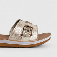 Inblu Ladies Comfort Slide ZO000008 Platinum AL33
