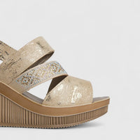 Inblu Ladies Comfort Wedge AS000041 Platinum AL43