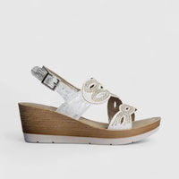 Inblu Ladies Comfort Wedge EL000034 White AL45