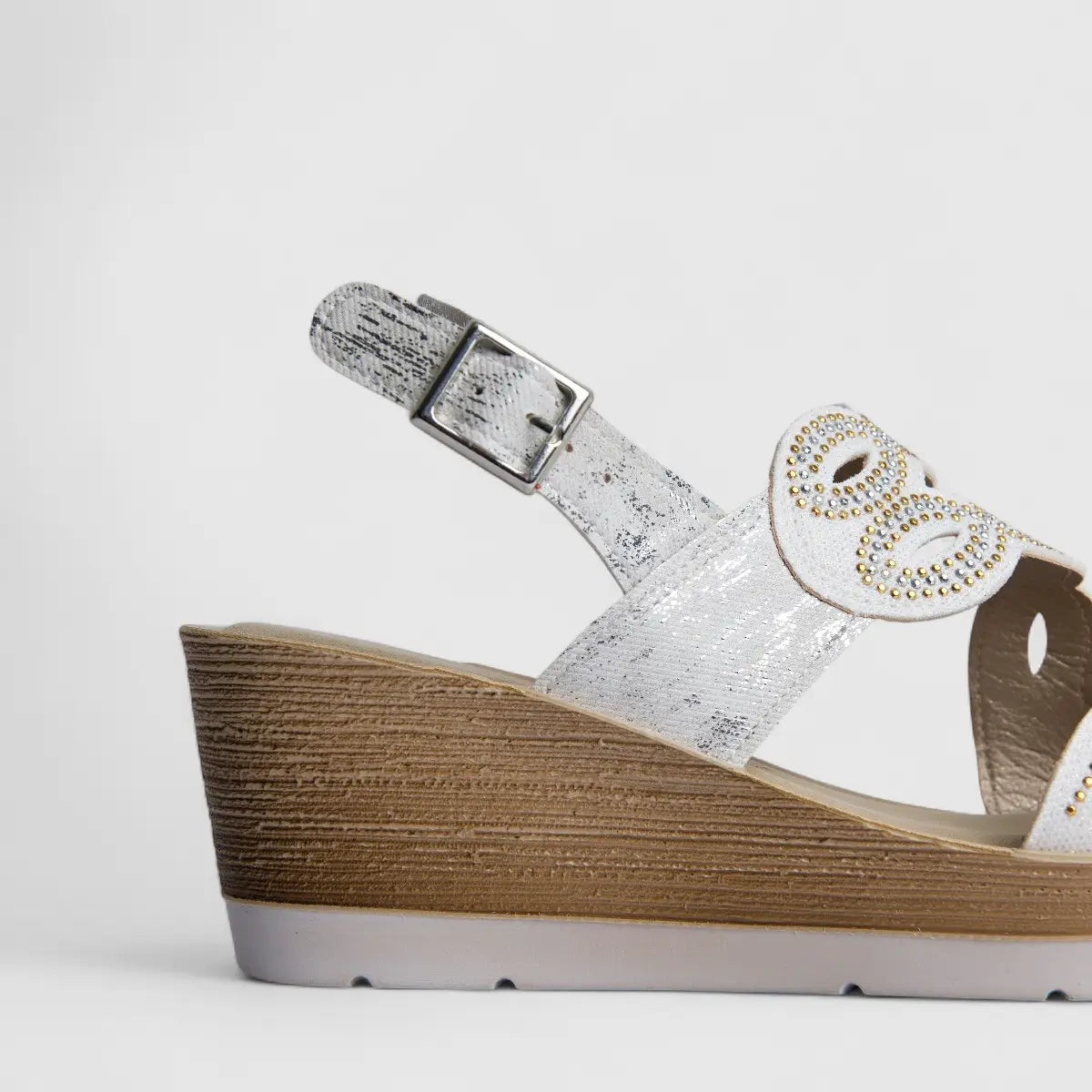Inblu Ladies Comfort Wedge EL000034 White AL45