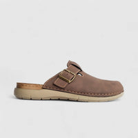 Inblu Men's Comfort Clog VI000012 Dark Brown AM20