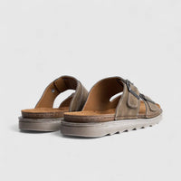 Inblu Men's Comfort Push In Sandal BU000016 Brown AM19