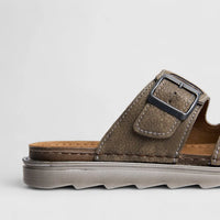 Inblu Men's Comfort Push In Sandal BU000016 Brown AM19