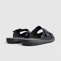 Inblu Men's Comfort Push In Sandal DA000027 Black AM23