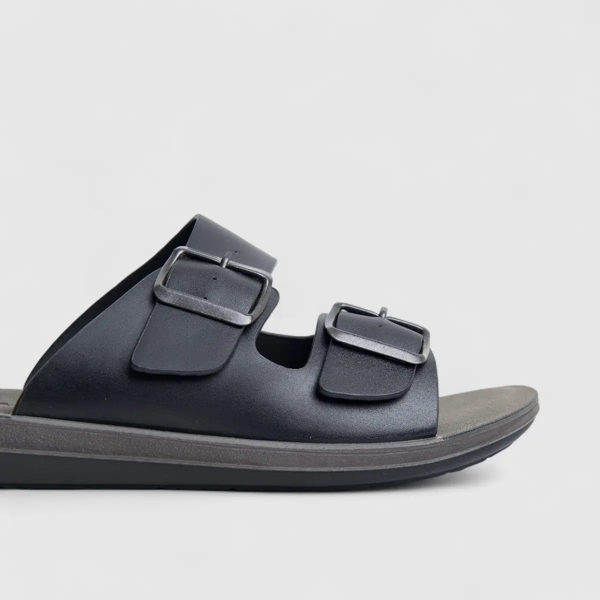 Inblu Men's Comfort Push In Sandal DA000027 Black AM23