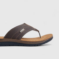Inblu Men's Comfort Sandal ID000017 Dark Brown AM15