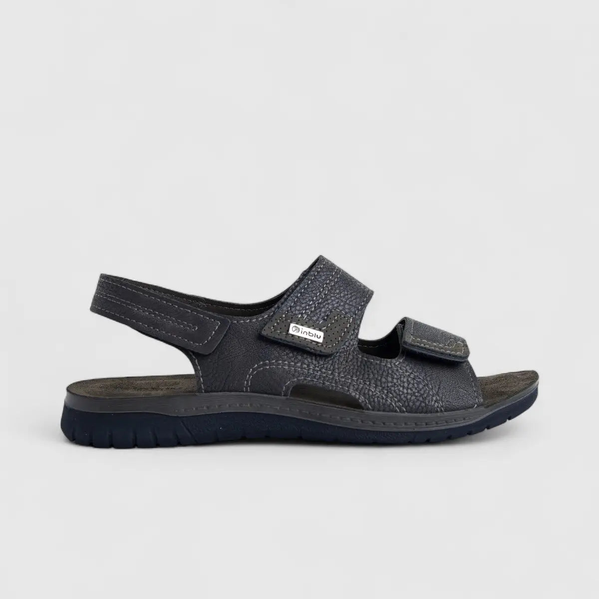 Inblu Men's Comfort Sandal ID000021 Black AM16