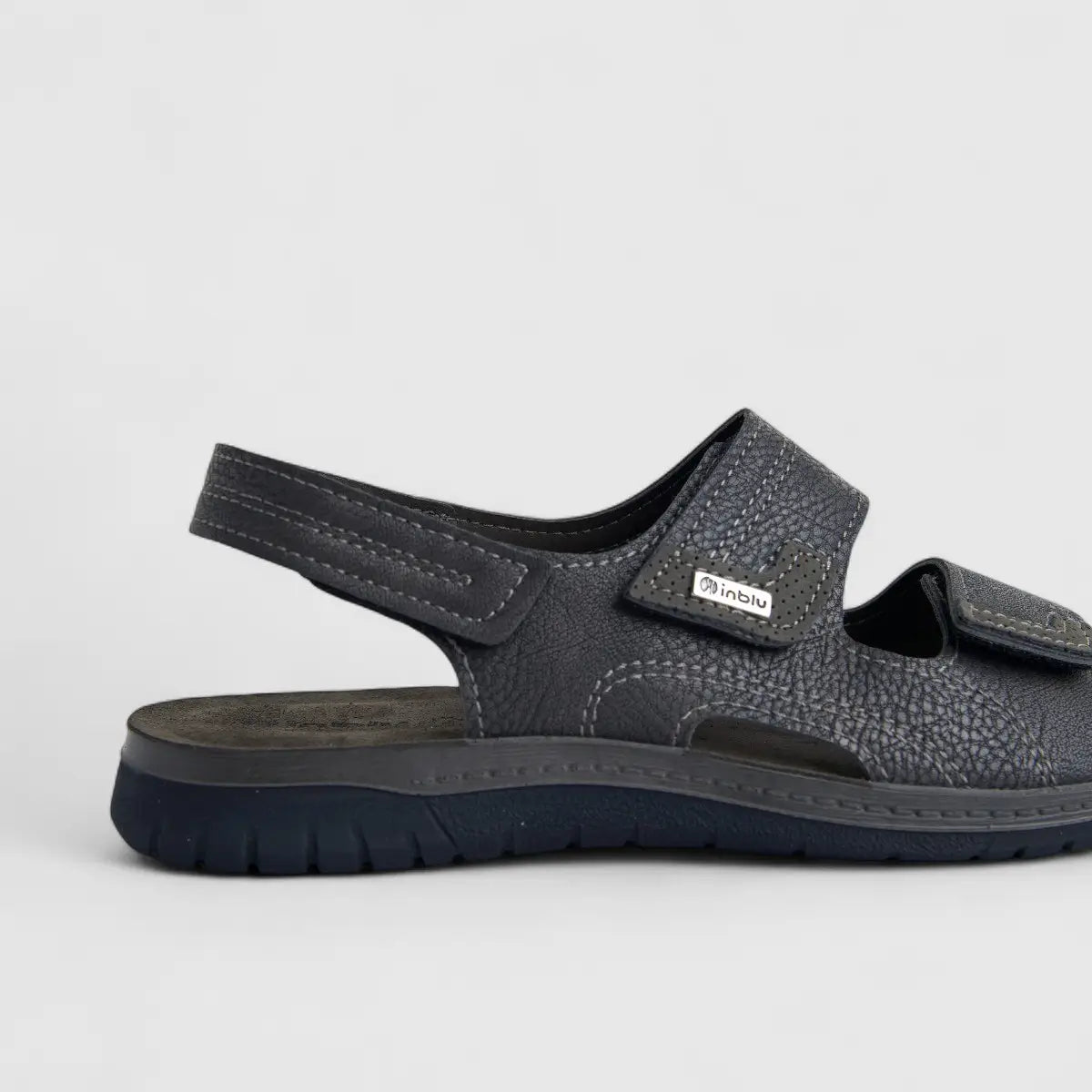 Inblu Men's Comfort Sandal ID000021 Black AM16