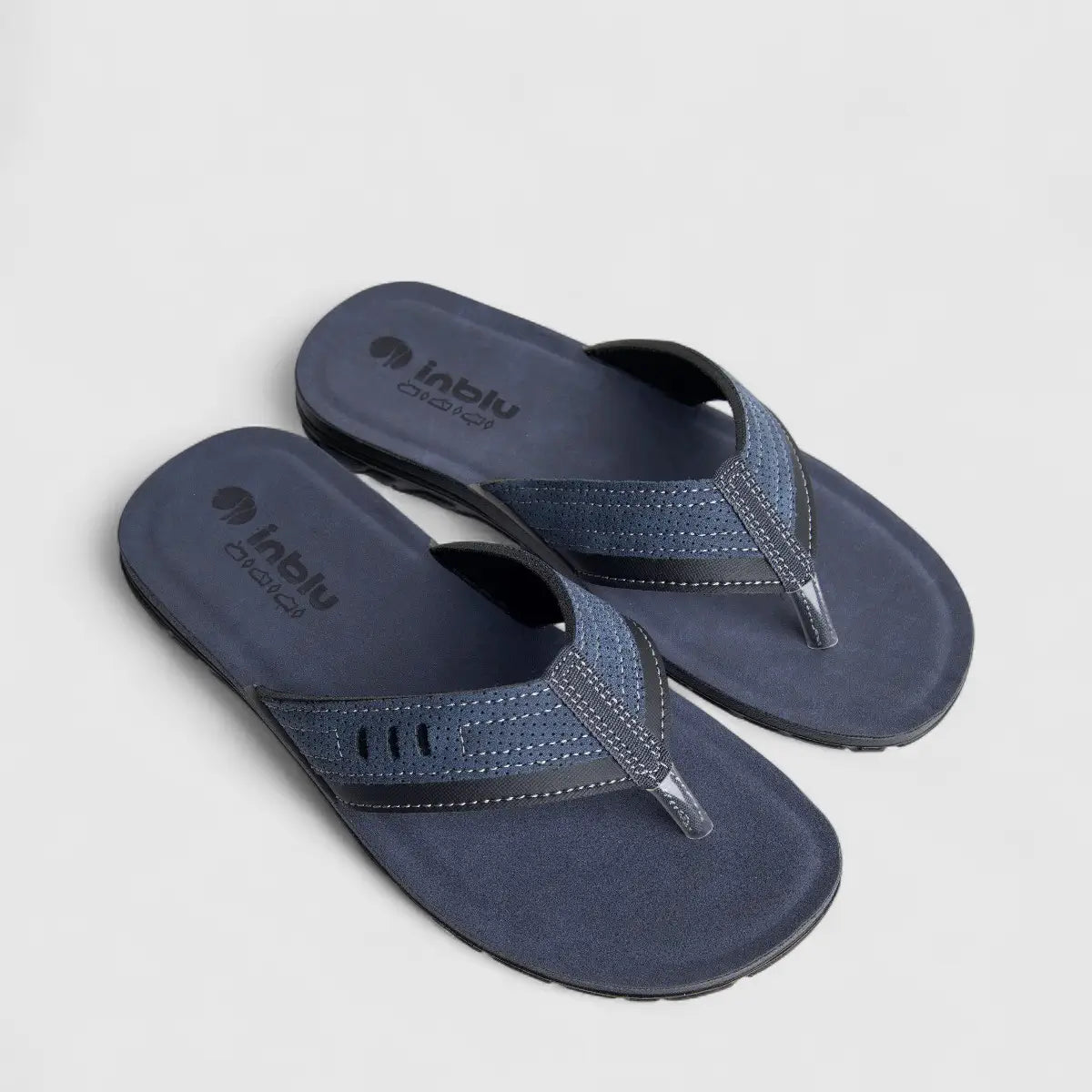 Inblu Men's Comfort Sandal VT000002 Blue AM14