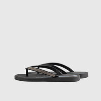 Ipanema Celebra Thong Black Metallic 27094 Sandals | familyshoecentre