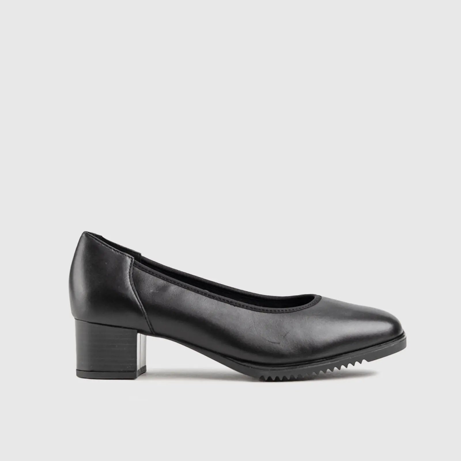 Isabella Comfort Block Heel Court 01357 Heels | familyshoecentre