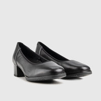 Isabella Comfort Block Heel Court 01357 Heels | familyshoecentre