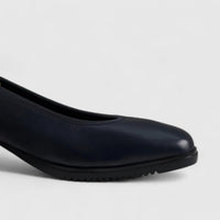 Isabella Comfort Block Heel Court Navy 01357/2 Heels | familyshoecentre