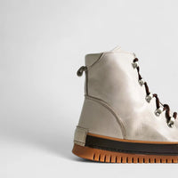 Karyoka Comfort Leather Boots 5007 Beige Boots | familyshoecentre