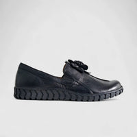 Karyoka Comfort Leather Casual 3060 Black Oxfords | familyshoecentre