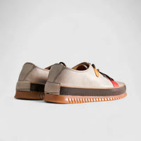 Karyoka Comfort Leather Casual 5015 Beige Oxfords | familyshoecentre