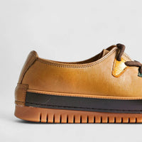 Karyoka Comfort Leather Casual 5015 Brown Oxfords | familyshoecentre