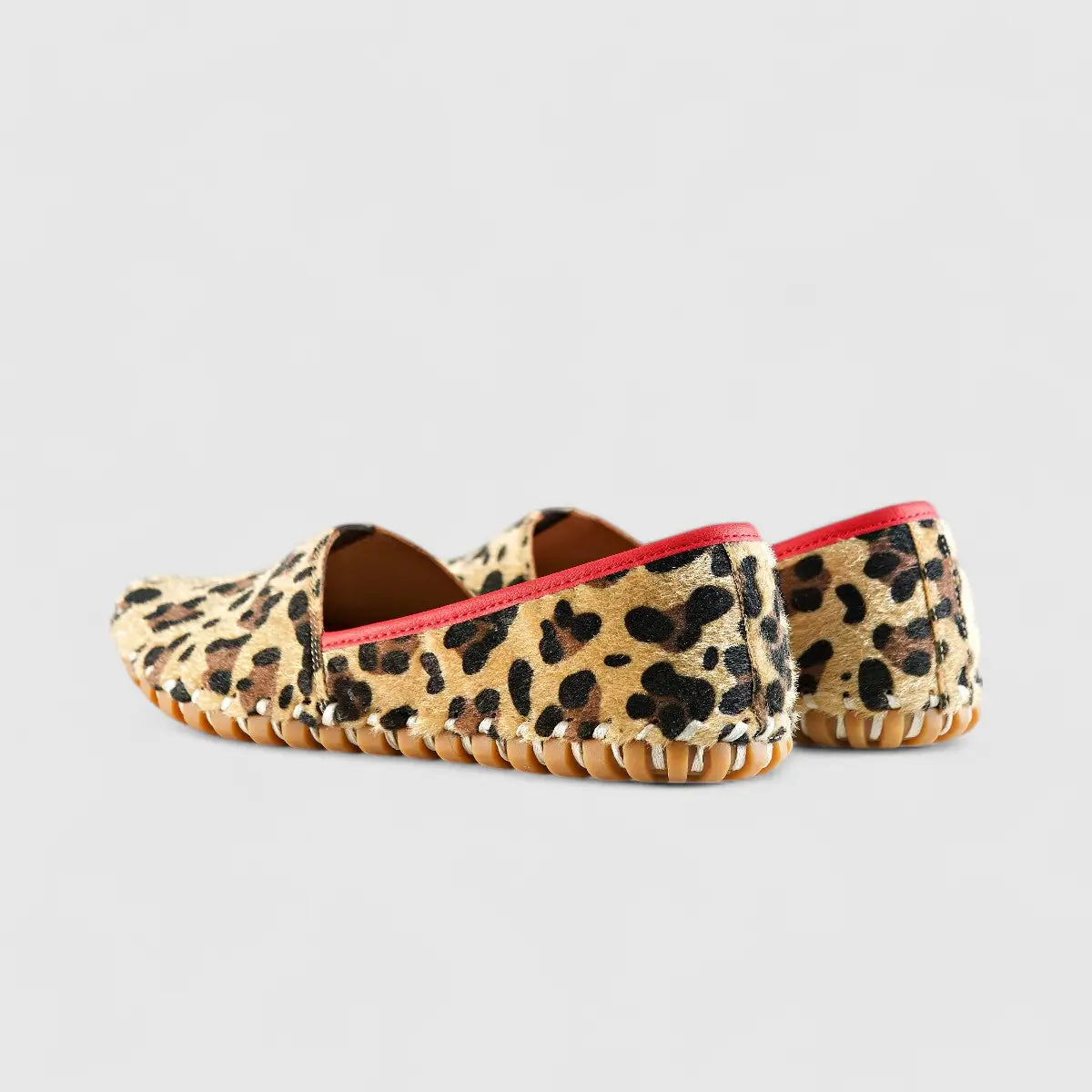 Karyoka Comfort Leather Casuals 1203 Beige Leopard Sandals | familyshoecentre