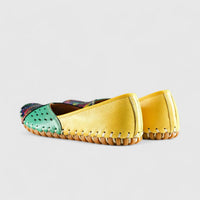Karyoka Comfort Leather Casuals 1208 Multi Sandals | familyshoecentre