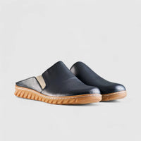 Karyoka Comfort Push In 3416 Black Sandals | familyshoecentre