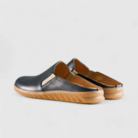 Karyoka Comfort Push In 3416 Black Sandals | familyshoecentre