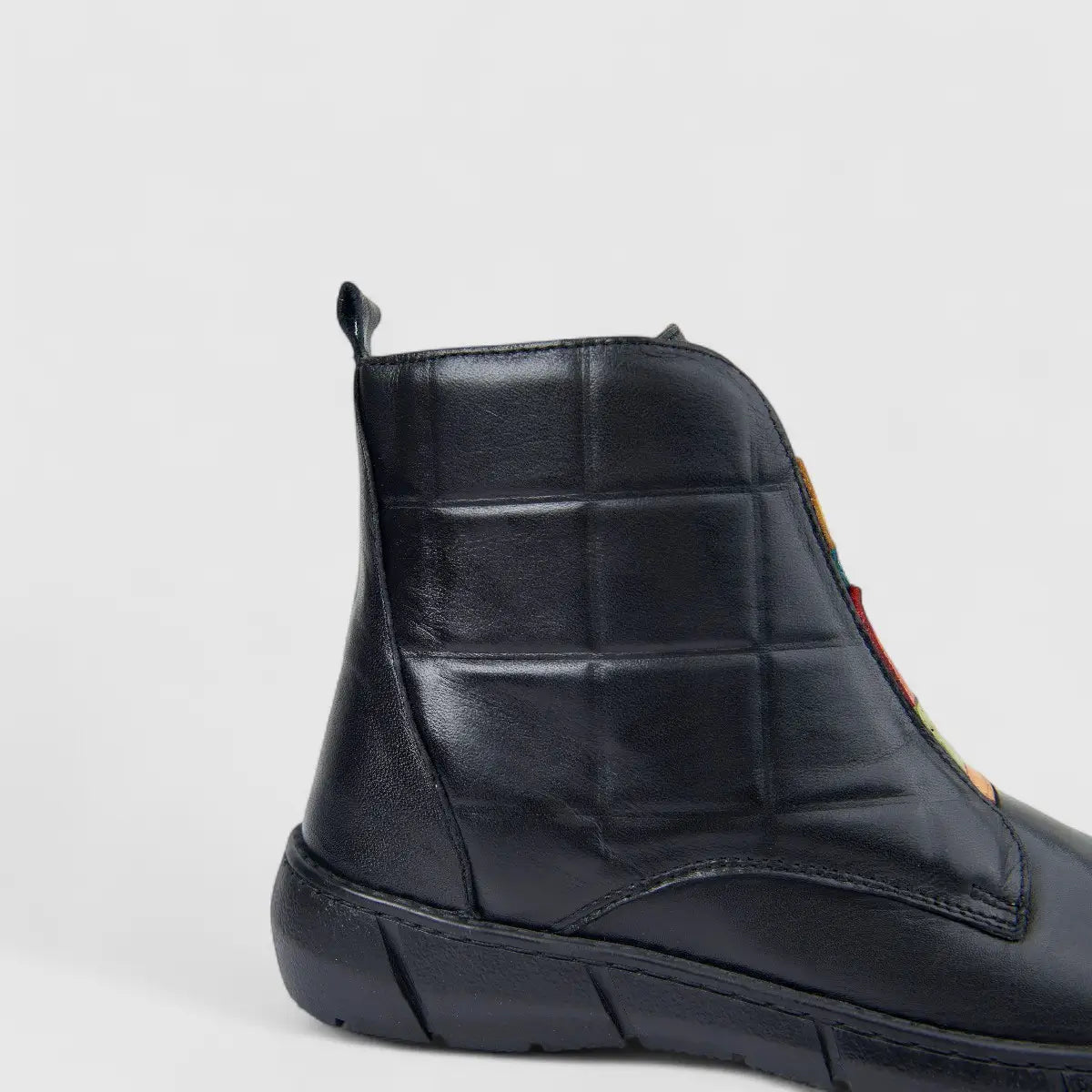 Karyoka Ladies Leather Comfort Ankle Boot 3804 Black KB37