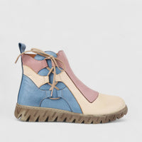 Karyoka Ladies Leather Comfort Ankle Boot 7134 Multi KB35