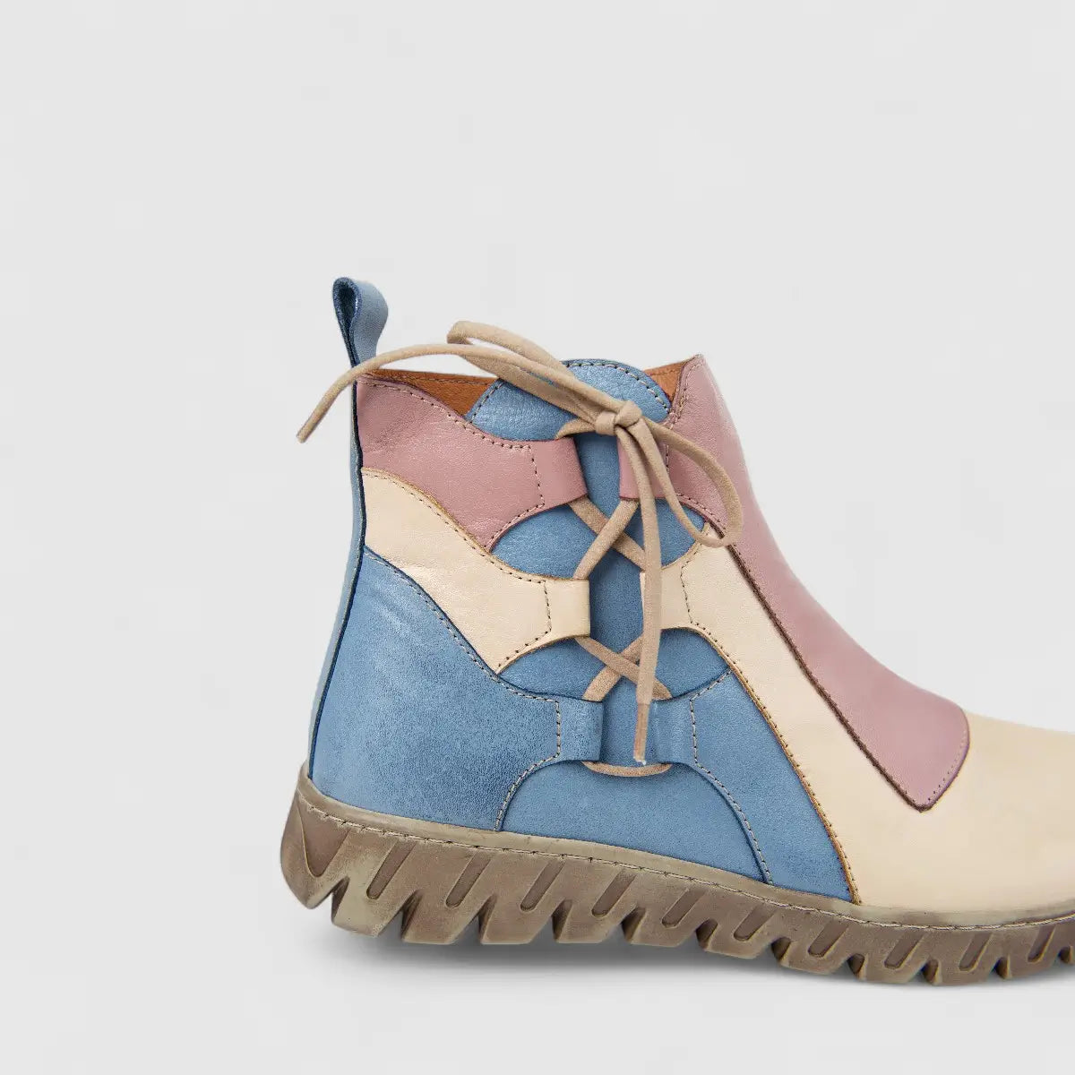 Karyoka Ladies Leather Comfort Ankle Boot 7134 Multi KB35