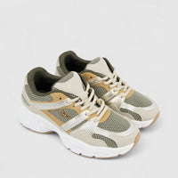 Klevas Ladies Sneaker K7724L Lira Beige/Green KL17