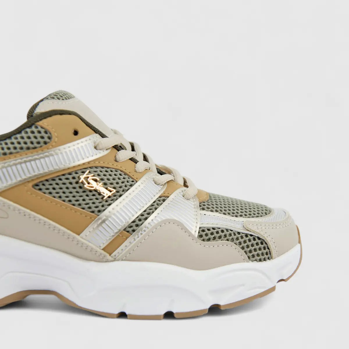Klevas Ladies Sneaker K7724L Lira Beige/Green KL17