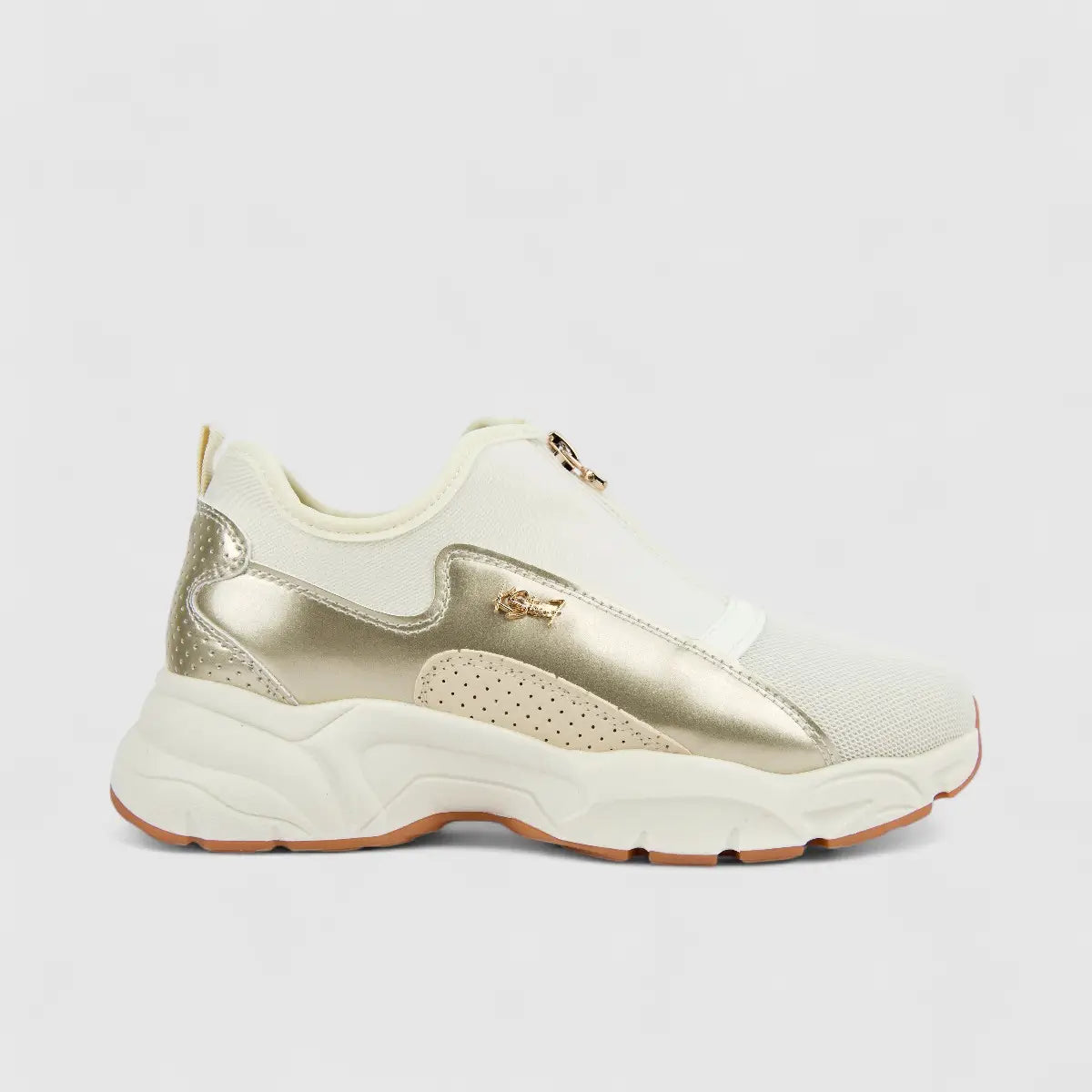 Klevas Ladies Sneaker K7727L Velvet Beige/Gold KL16