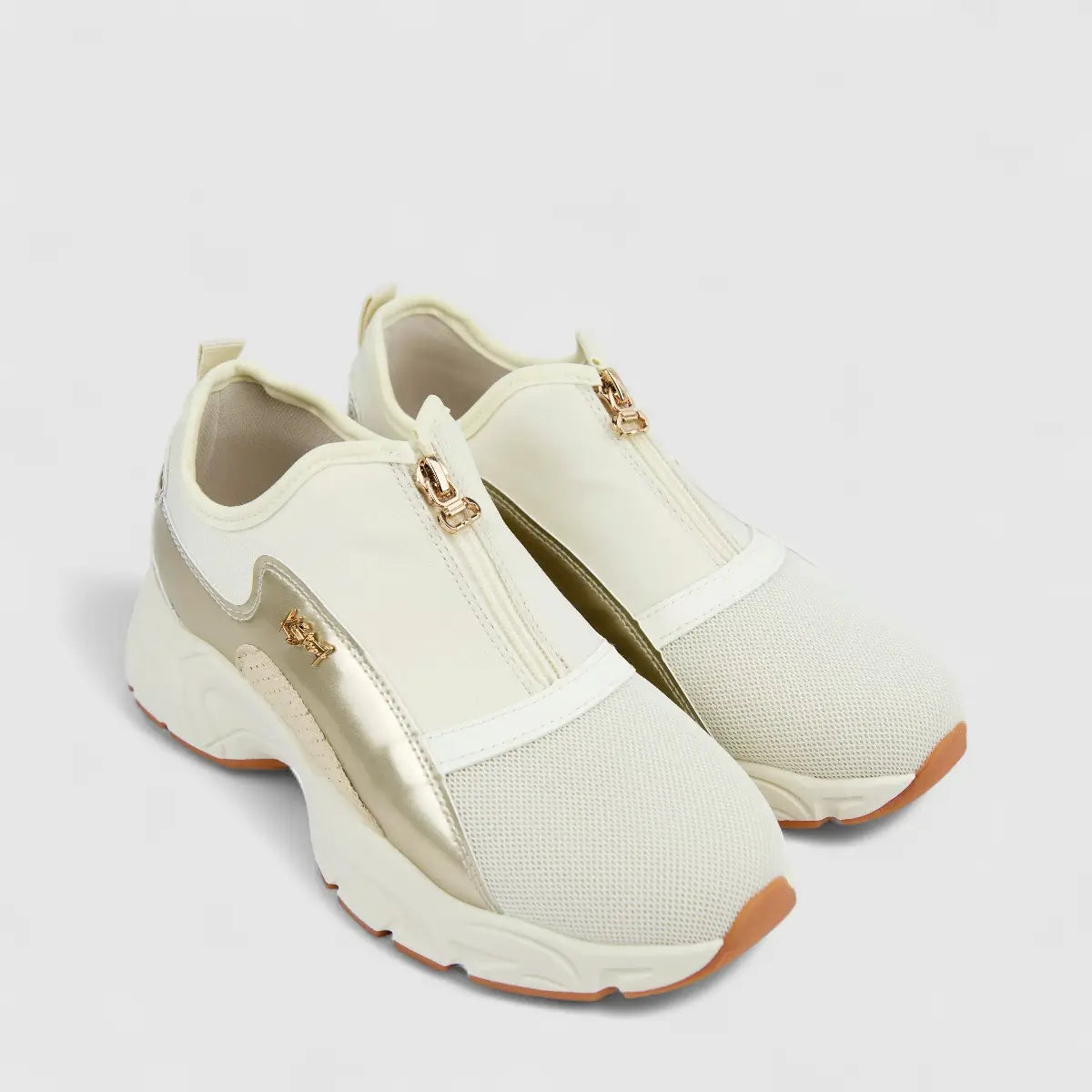 Klevas Ladies Sneaker K7727L Velvet Beige/Gold KL16