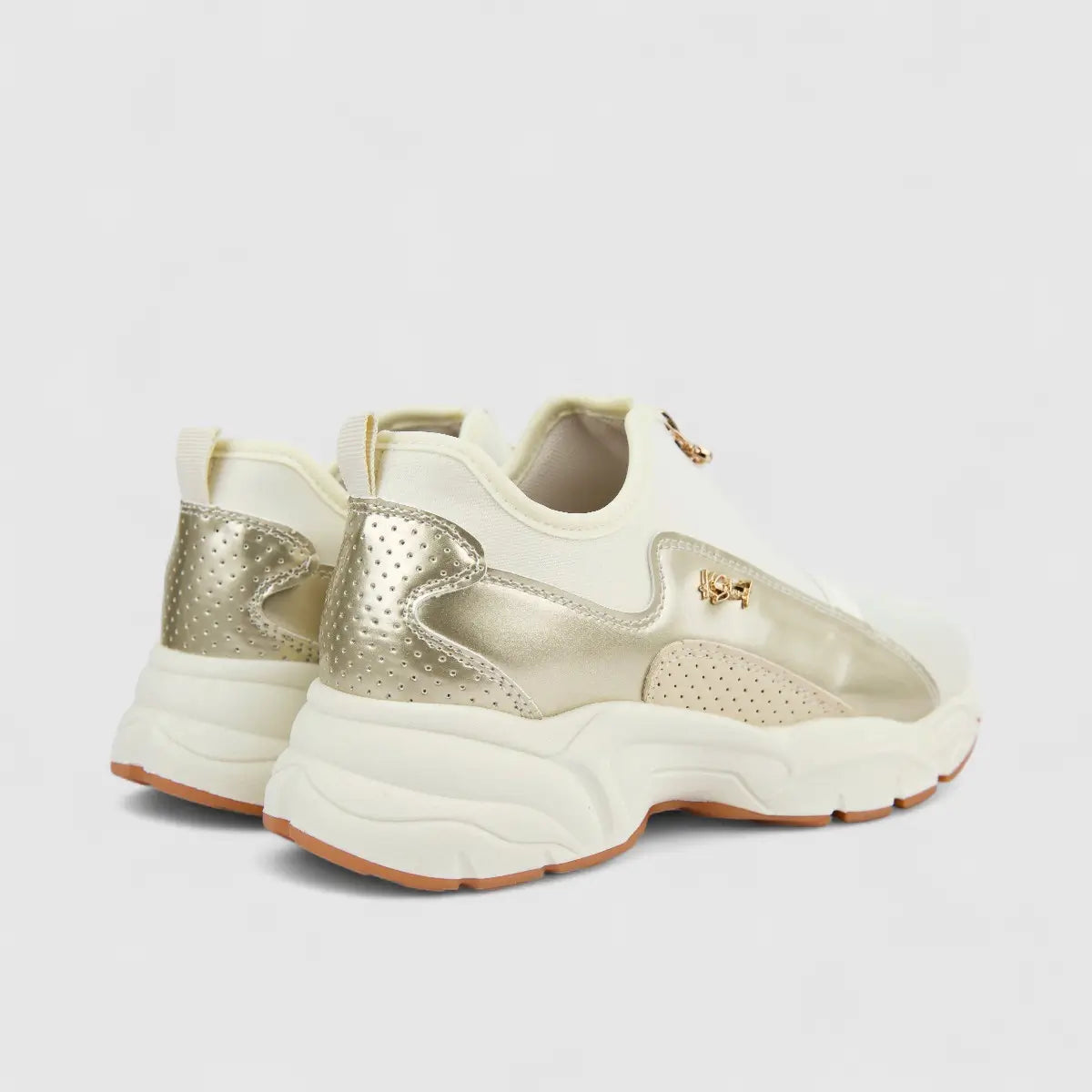 Klevas Ladies Sneaker K7727L Velvet Beige/Gold KL16