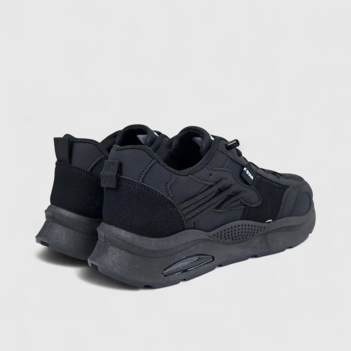 Klevas Men's Casual Sneaker K7608M Sleet Black Mono KM20