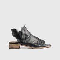 Leather Comfort Block Heel Sandal Black 8841 Sandals | familyshoecentre