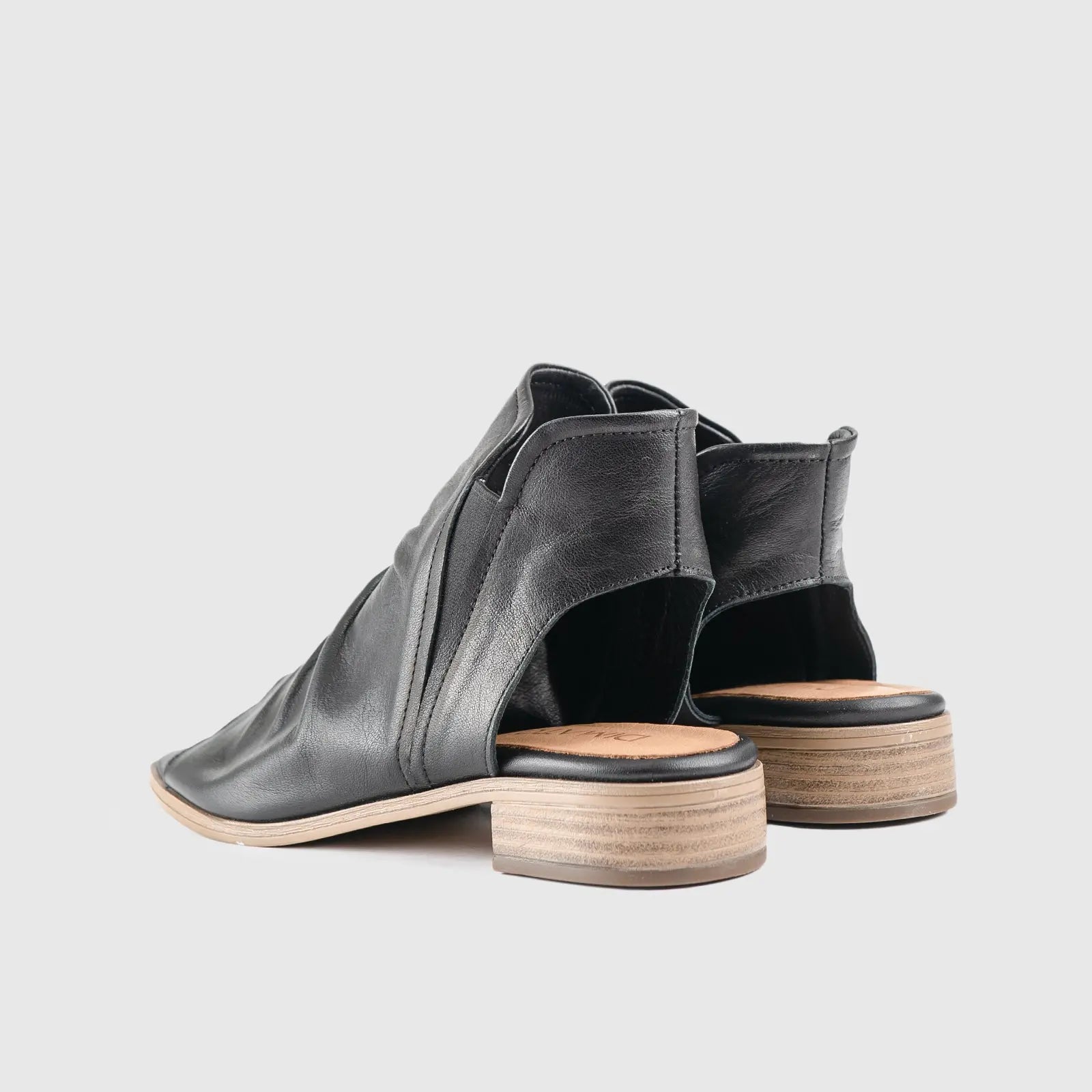 Leather Comfort Block Heel Sandal Black 8841 Sandals | familyshoecentre